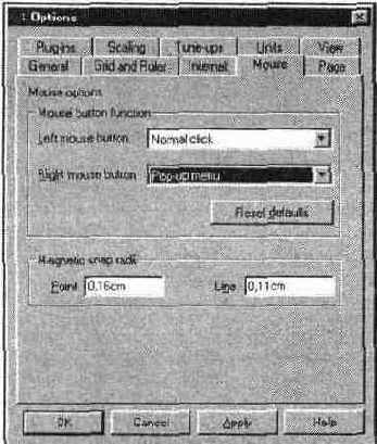   Options  Mouse
